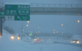 雪景色　雪道　高速道路 | ハイビジョン　動画　ビデオ映像　写真　画像 | VINZ